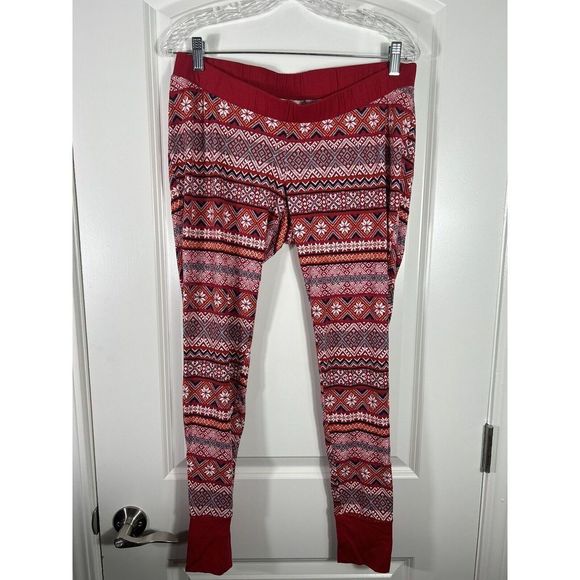 Motherhood Christmas Pajamas 2 Pc Sz L - Picture 2 of 5